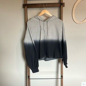 Cropped ombré hoody size Medium